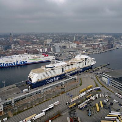 drohnenaufnahmen Color Line Kiel AeroMovie LUFTBILD SERVICE 