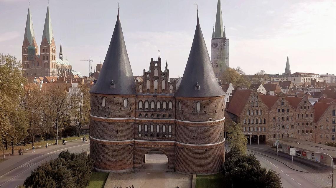 Drohnenaufnahmen Lübeck