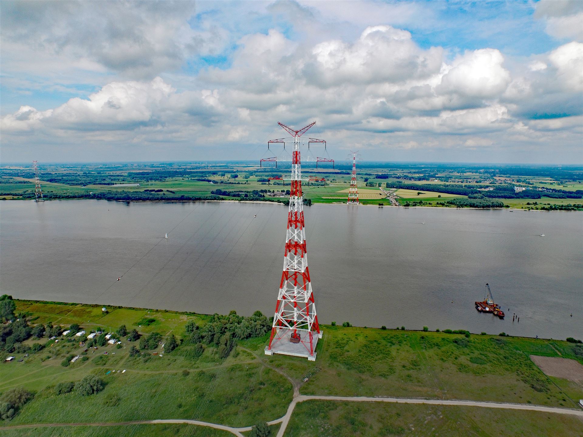 Tennet Elbe Strom AeroMovie