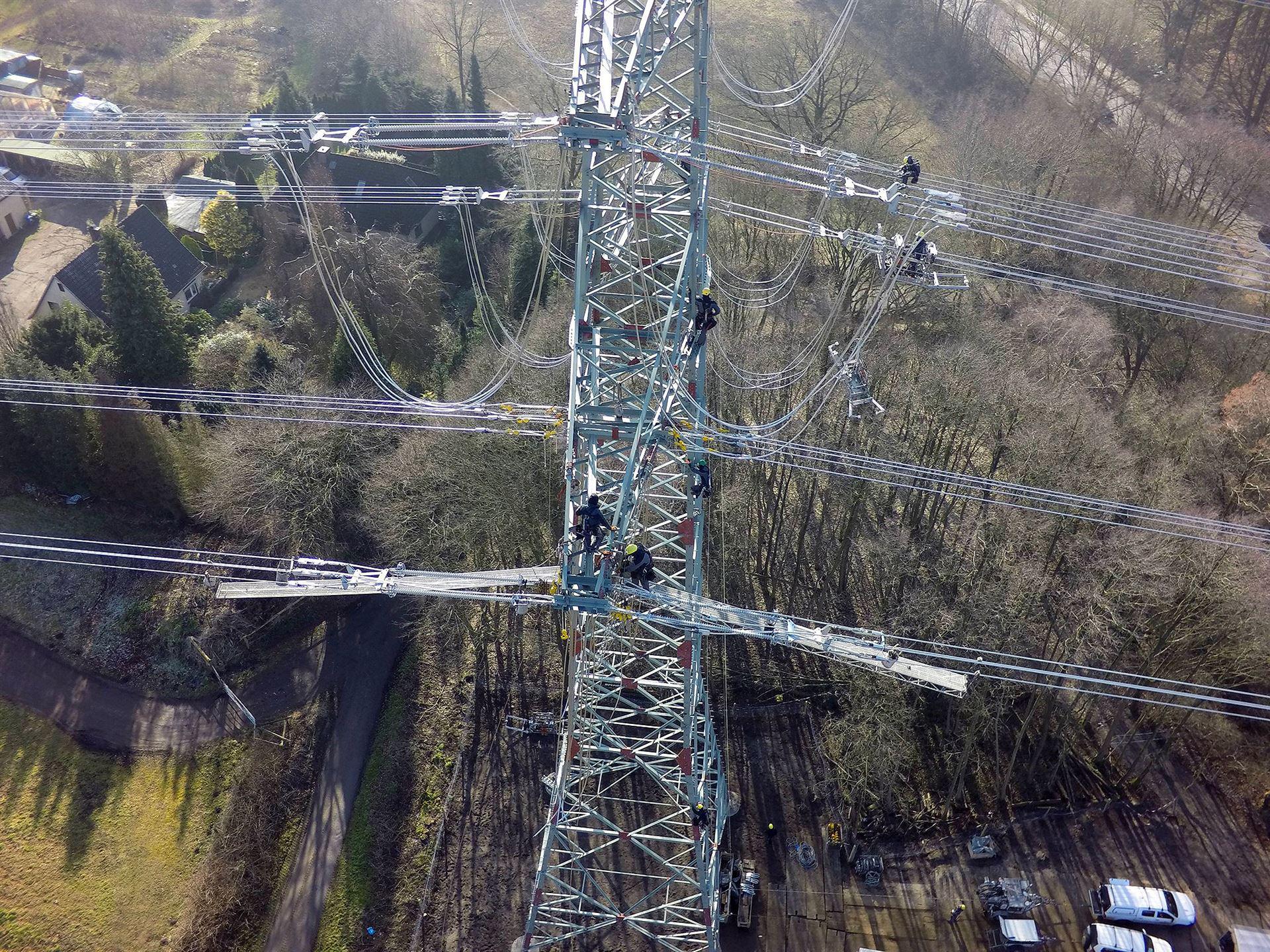 Tennet 015 AeroMovie Drohnenaufnahmen für Flensburg