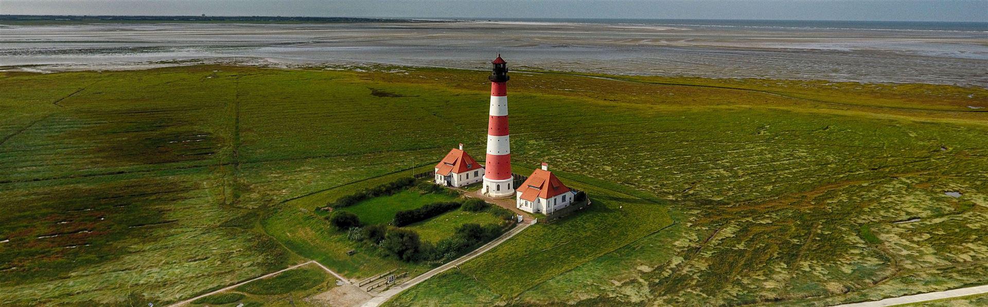 Westerhever Leuchtturm Nordsee AeroMovie