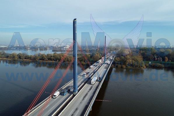 Hamburg A1 Brücke Nord AeroMovie