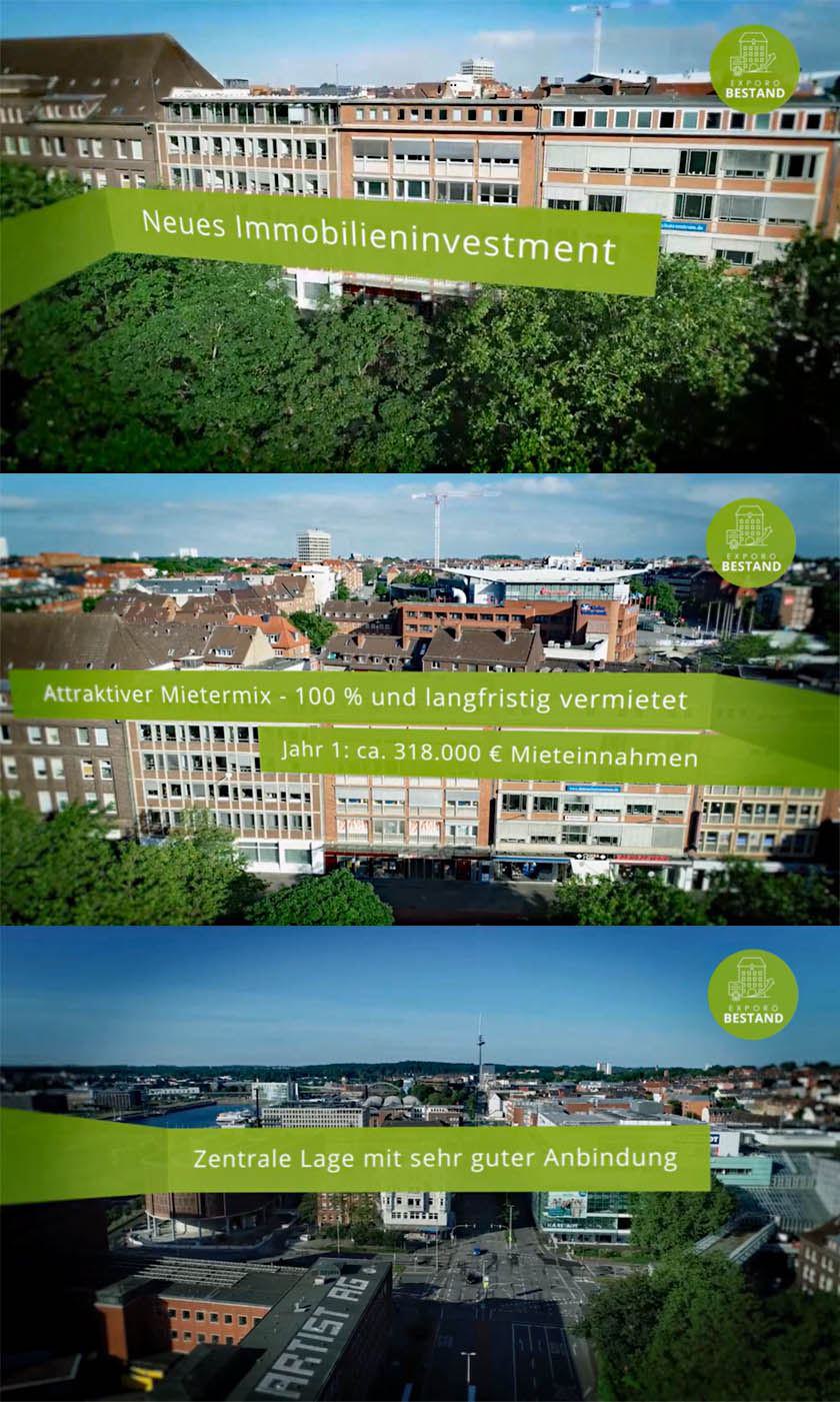 Luftfilm- und Luftbilder für Immobilieninvestment