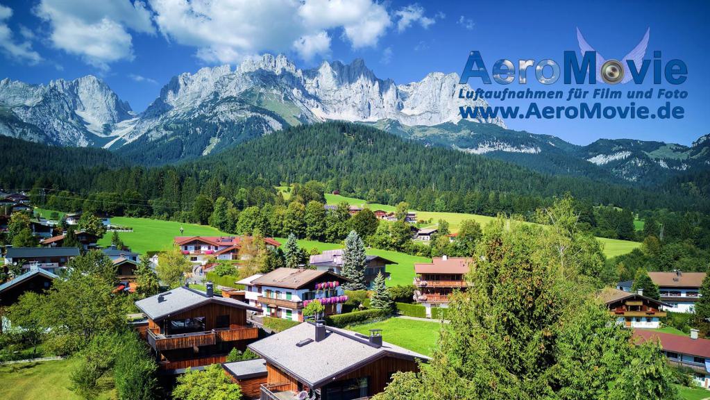 Luftbildaufnahmen von Immobilien am Wilden Kaiser