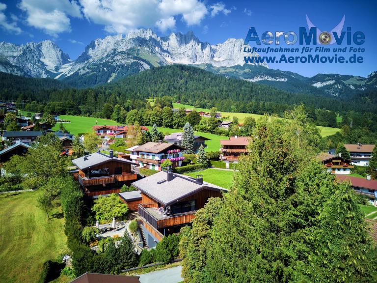 Luftbildaufnahmen von Immobilien am Wilden Kaiser