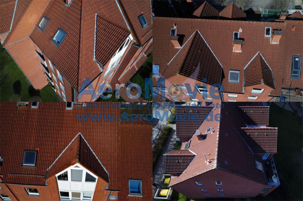 Luftbilder für Dach Inspektionen mit einer Drohne