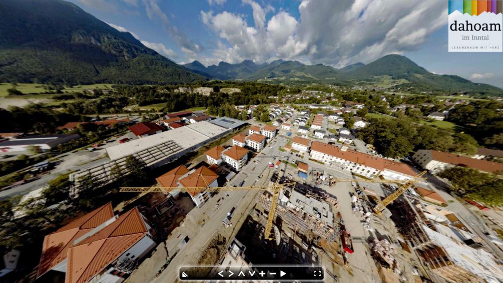Luftbild-Service für 360° Panorama Luftbilder und 360° Luftfilme